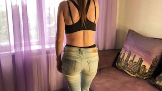 Kinky versatile teen Sofia Zhiraf likes stretching her body while being all nude