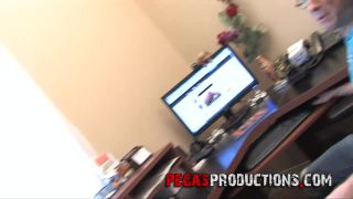 Fingering and masturbation scene backroom casting couch bbc